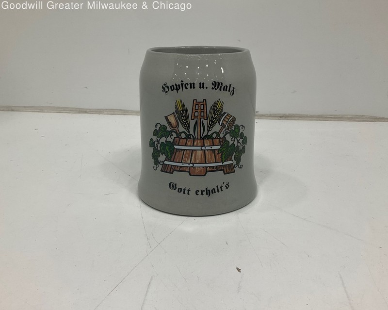 Vintage Hopfen U. Malz German Beer Stein