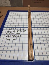 Black and White Ebony  Wood turning  blank  1 3/8 "x 1  3/8"x   30 7/8  " EBW280