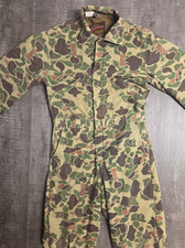 Walls Blizzard-Pruf VTG 70s 80s Duck Camo Coveralls USA Made Mens Medium 38 - 40