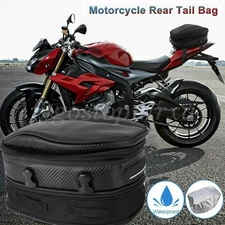 Motorcycle Rear Tail Seat Back Saddle iPhone Ipad Waterproof Carry Tank Bag