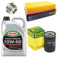 MotoröL Filter Set 10W-40 5 Liter + ÖLablassschraube FüR Audi A6 80 100 Coupe