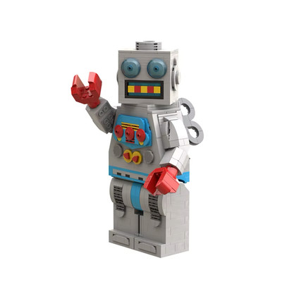 15'' Uhrwerk Roboter Benders Bauset MOC Sammlerstück Mech Modell Kinder Geschenke