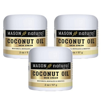 MASON NATURAL Coconut Oil Beauty Cream, Hydrating Moisturizer With Collagen f...