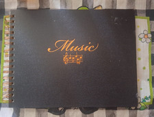 Piccadilly Spiral-Bound Music Manuscript Staff Paper Notebook