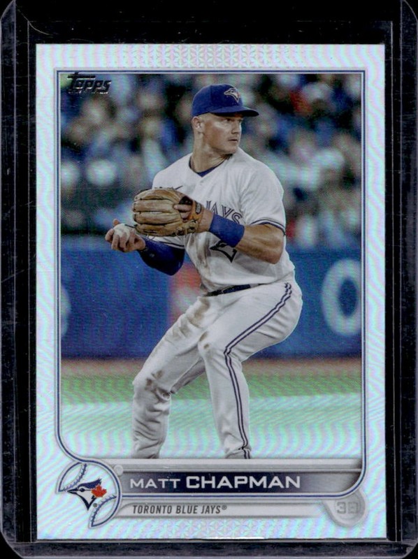 2022 Topps Update Matt Chapman Rainbow Foil #US235 Blue Jays