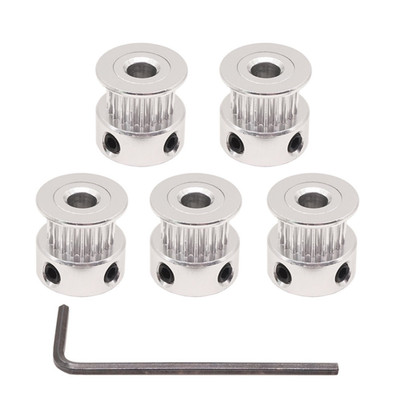GT2 Timing Belt Pulley 20 Teeth, 5Mm Bore, for 6Mm Width Belt - Ideal for 3D Pri