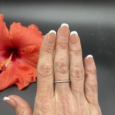 Stunning Unique Handmade 925 Sterling Silver Stackable Band Ring B96