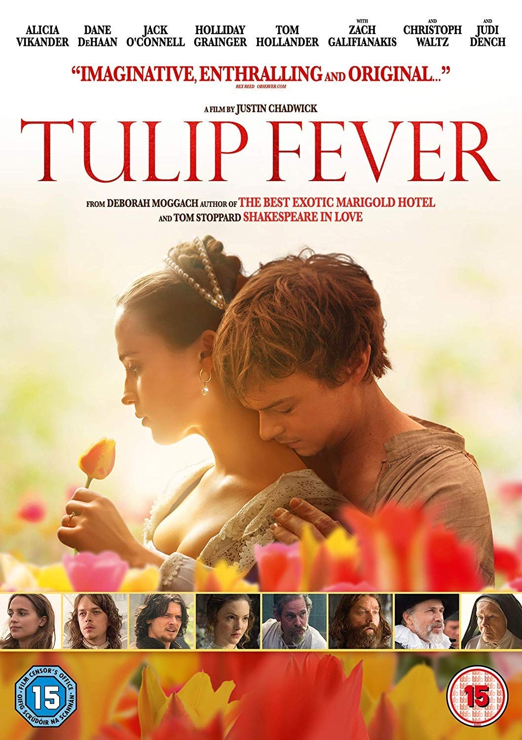 tulip fever (DVD) Alicia Vikander Dan DeHaan Christoph Waltz Holliday Grainger