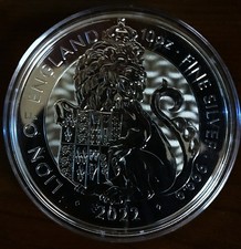 10 oz Silver Coin - 2022  LION OF ENGLAND  Tudor Beast (BU) - 9999 Fine