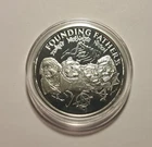APOCALYPZE 1 TROY OZ .999 SILVER ROUND FOUNDING FATHERS ZOMBIE MOUNT RUSHMORE