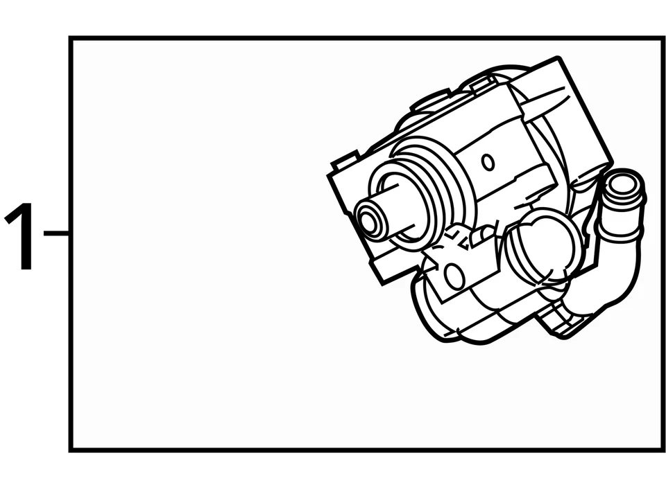 Ford F-450 Super Duty Power Steering Column Pump Oem E1XO4 - Image 4 of 4