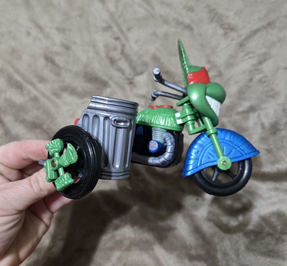Vintage 1993 Toon Cycle With Toon Raph Teenage Mutant Ninja 