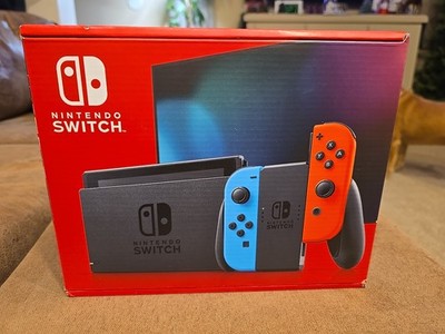 Nintendo Switch 32GB Handheld Console - Neon Red/Neon Blue