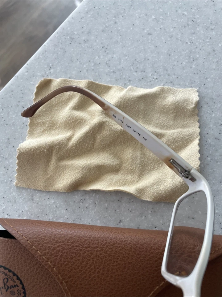 Ray-Ban RB 5114 Negro/Marrón/Claro Anteojos Mujer, ¡Anteojos con Estuche! Vintage Foto 3 de 4