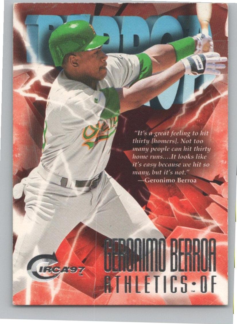 1997 Circa #178 Geronimo Berroa Oakland Athletics