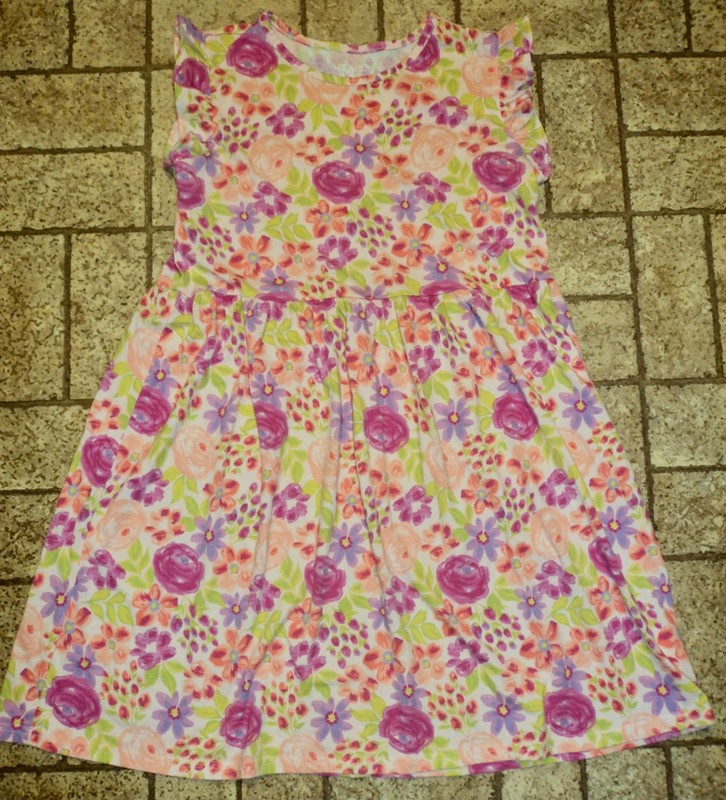 Girl's Floral Summer Dress by Place. Sz. XXL (16). Cute!