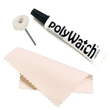 Polywatch Plastic Watch Crystal Scratch Remover String Buff Soft Polisher...