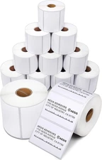 Aegis Adhesives - 3” X 2” Direct Thermal Labels for Shipping, Postage, Perforate