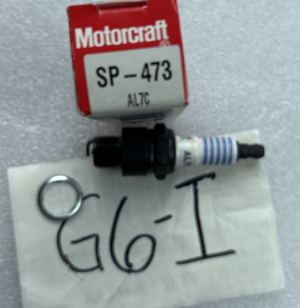 Genuine Ford Motorcraft SP-473 / AL7C Copper Spark Plug