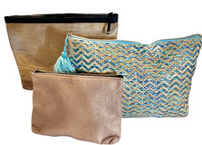 3 x Lancome Makeup Assorted  Cosmetic Bag - Set of 3