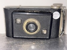 JIFFY KODAK Six-16 Series II Folding Vintage Camera TWINDAR Lens Art Deco USA