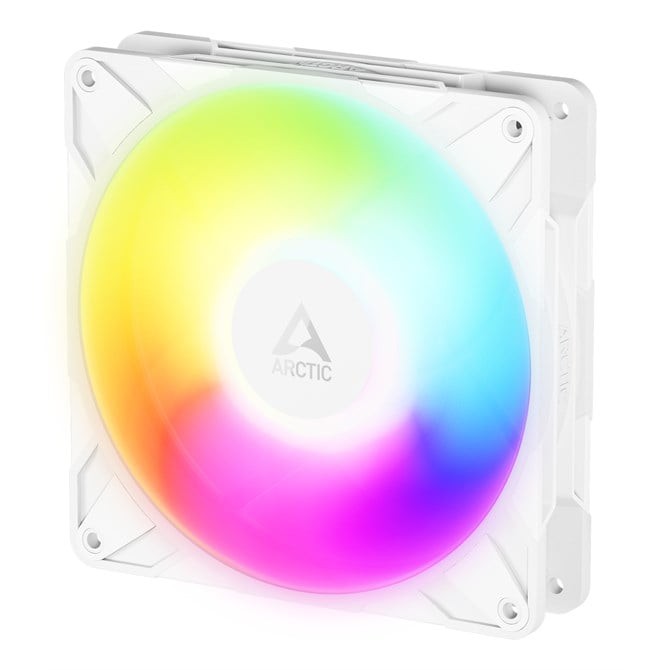 ARCTIC Freezer P14 Pro Reverse A-RGB White - 140 Mm A-RGB PWM Fan with Cable Spl