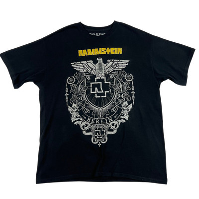 Rare! Rammstein Berlin EST 94 Band T-Shirt XL Black Germany