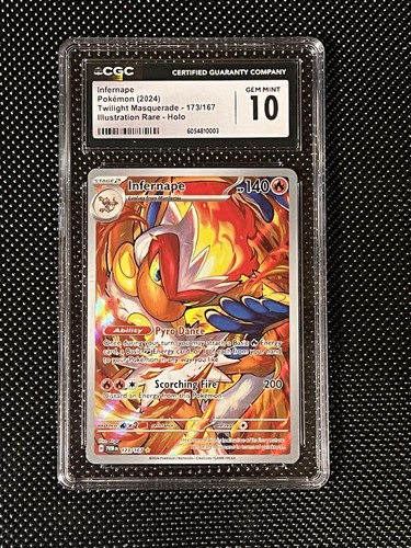 Infernape graded CGC 10 for sale on eBay