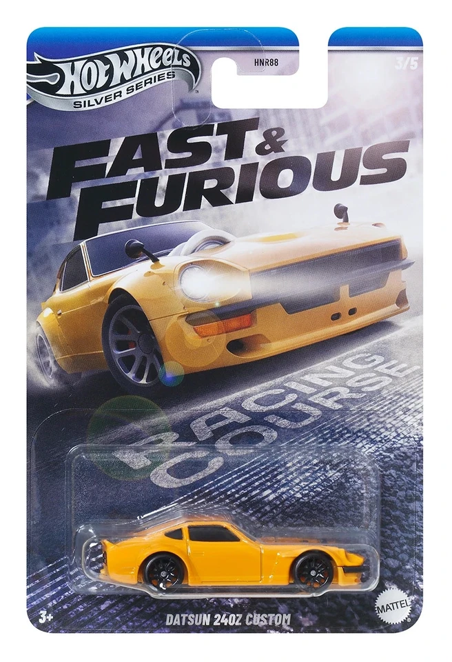 Hot Wheels Fast & Furious Racing Course Silver Series – Collectible Diecast Cars - Image 4 of 4