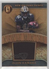 2017 Panini Gold Standard Newly Minted Memorabilia 74/199 Alvin Kamara #11 3g3