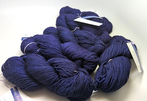 6 Malabrigo Handdyed Rios 100% Superwash 100gm/210yd 030 Purple Mystery DS