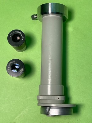 Carl Zeiss Jena Photo Tube Steromicroscope SM + Objective K4:1 MF Projective K 5:1