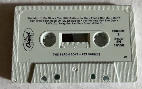 The Beach Boys Pet Sounds Cassette 4N-516156 Capitol Records - Tested VG+ - Picture 5 of 8