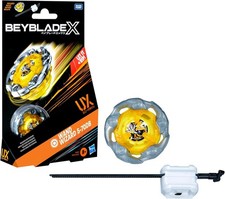 Beyblade X Wand Wizard 5-70DB UX Starter Pack Set with Stamina Type Top and...