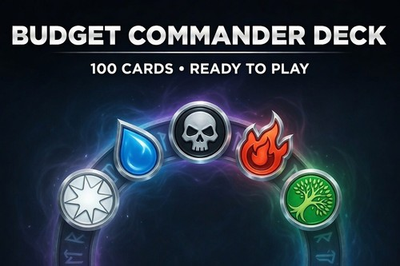 #ad Budget Random MTG Commander Deck 100 Cards Ready to Play $16.99