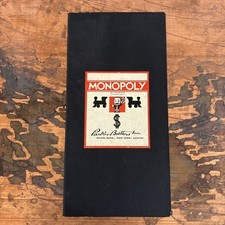 Vintage Monopoly Game Board 1935 Trade Mark 1.509.312 Patent Darrow Board