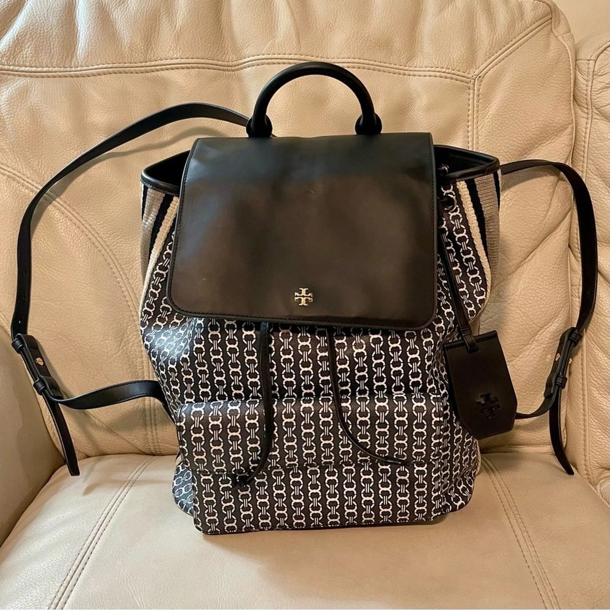 Tory Burch Backpack Blue Bags & Handbags for Women for sale 