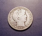 Circulated 1897-S Barber Half Dollar (Semi-key date)