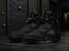 NEW MEN Jordan 5 "Black Cat" Size US 7-12
