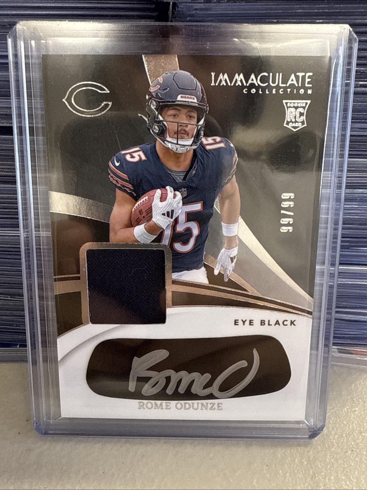 2024 Immaculate Rome Odunze Eye-Black RPA 99/99 #EYE-ROM