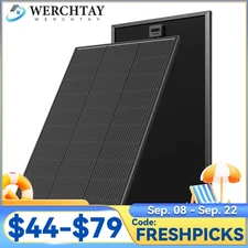 100W 170W 200W 300W Watt Monocrystalline Solar Panel 12V RV Boat Home Off Grid