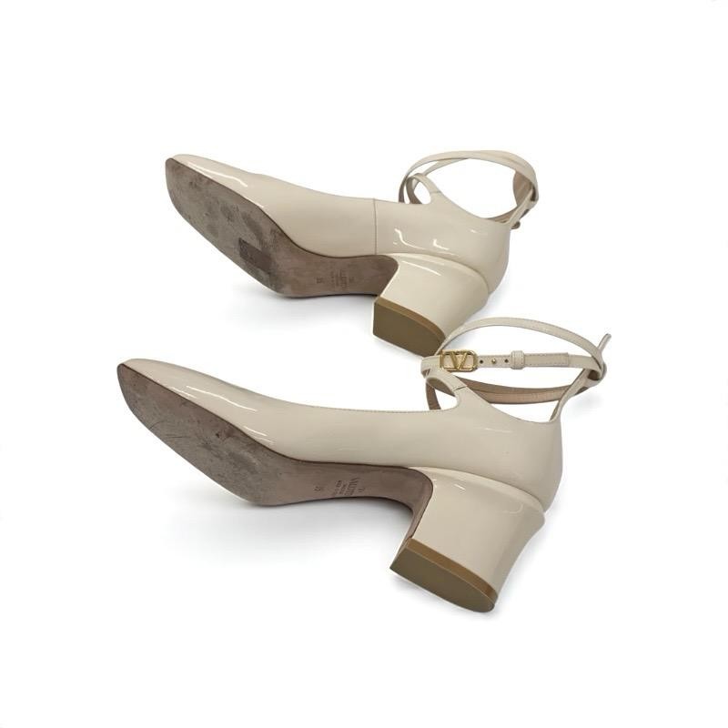 Valentino Garavani Pumps Heel Leather Ivory EU35/US5 116204c thumbnail 16