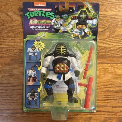 TMNT Automutations Night Ninja Leo Action Figure 2024 New On Card **READ**