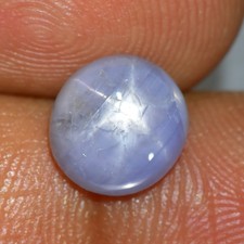 3.45Ct Rare 6-Rays Star Untreated Burma Star Sapphire Earth Mined Gemstone