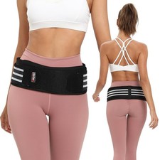 Sacroiliac SI Joint Hip Belt for Women and Men Lower Back Support Brace Sciat...