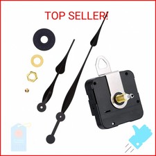Hicarer High Torque Quartz Long Shaft Clock Mechanism Replacement with 12 Inch L