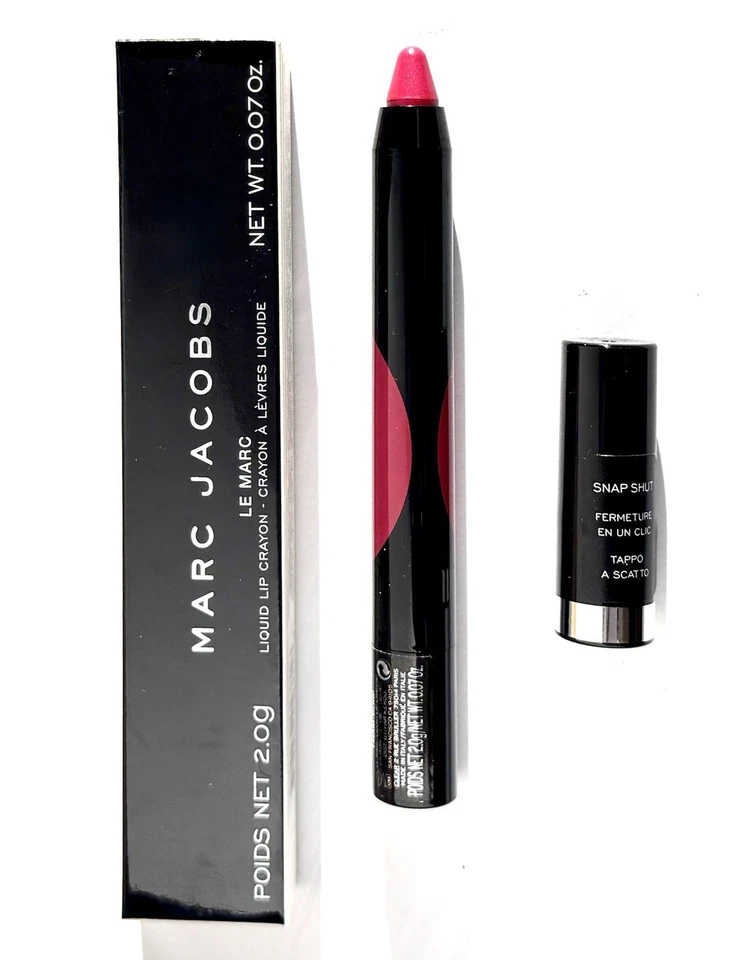 Marc Jacobs Le Marc Liquid Lip Crayon Lip Color Gloss 350 Fram-bois! - Immagine 3 di 4
