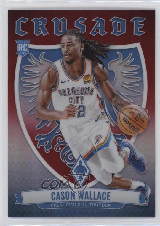 2023-24 Panini Phoenix Crusade Red 75/125 Cason Wallace #12 z7j