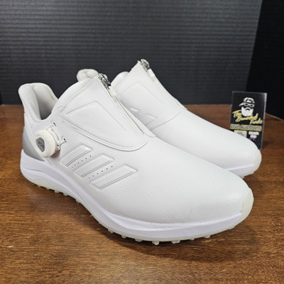 adidas gazelle silver green womens adidas Solarmotion BOA 24 Spikeless Golf Shoes - Men's - Cloud White / Silver / Blue Burst