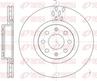 Remsa 2X Bremsscheibe Vorne Ø284 Mm FüR Opel Corsa D S07 1.4 1.3 Cdti X15 1.0